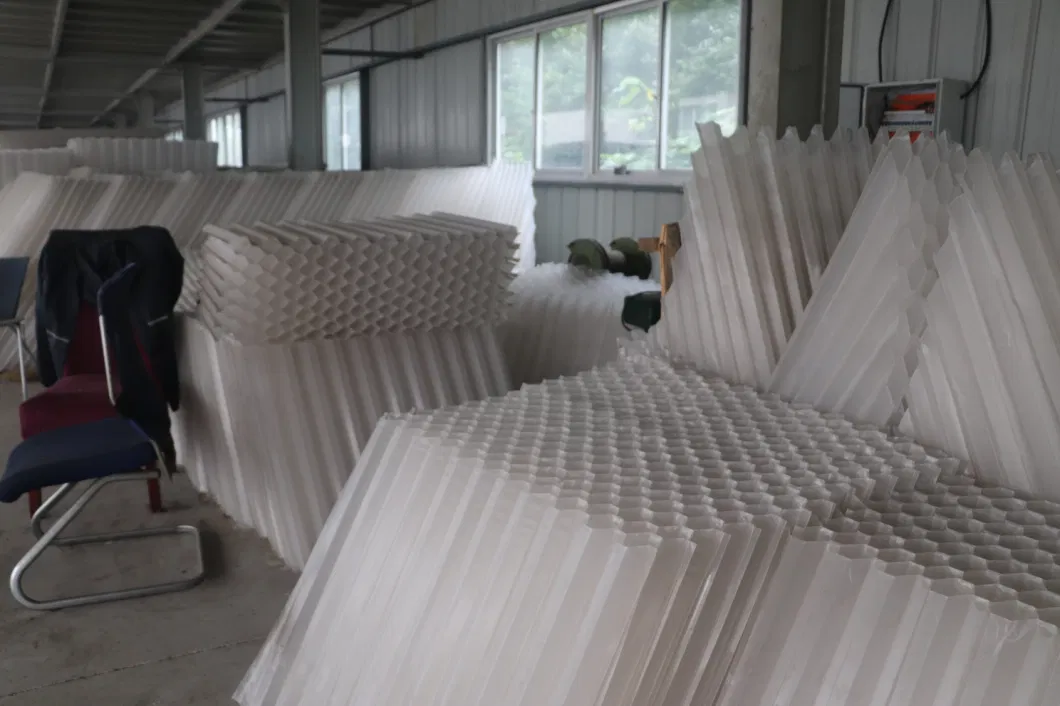 60 Angle Inclined PP Lamella Filter Plates 1000*1200mm Honeycomb Packing Media Tube Settler