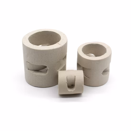 38mm Tower Packing Ceramic Pall Ring for Scrubbing Tower