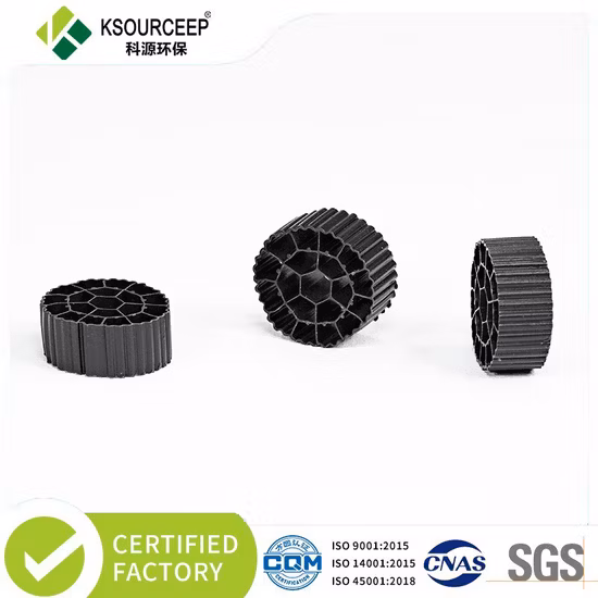 PP PE Plastic Mbbr Bio Film Carrier Mbbr Water Treatment Media