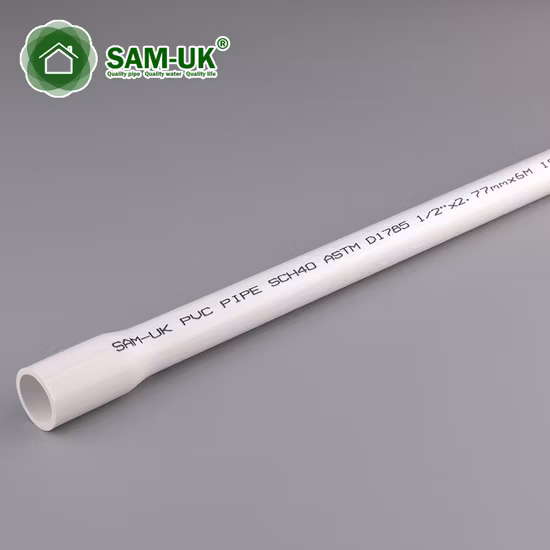 Plastic Polyvinyl Chloride Water Supply Pressure Pipe Elbow Connection Integral Socket Fitting Plastic PVC Water Pipe